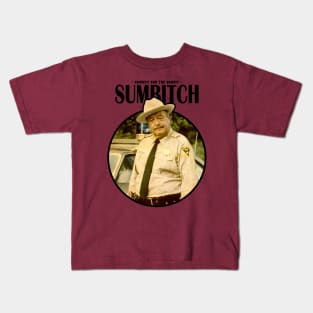 SUMBITCH POLICE BLACK Kids T-Shirt